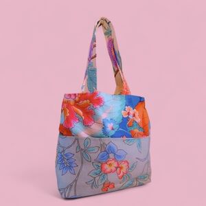 Vibrant Floral Tote Bag